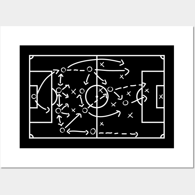 Soccer strategy Wall Art by HappyGiftArt